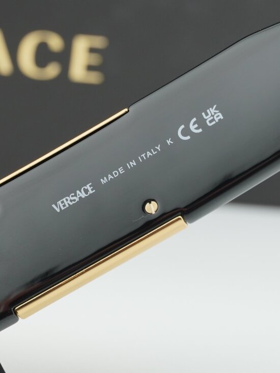Versace VE4405 GB1/87 Square Sunglasses – Black / Dark Grey main image 12